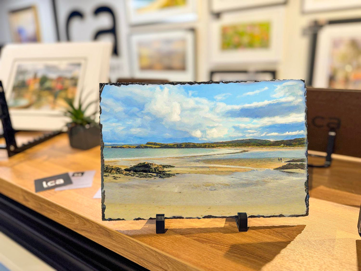 Across Marble Hill Strand, Donegal - Decorative Slate