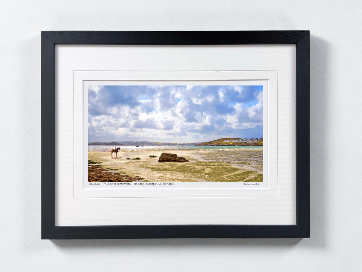 A view to remember, Donegal - Small - Framed