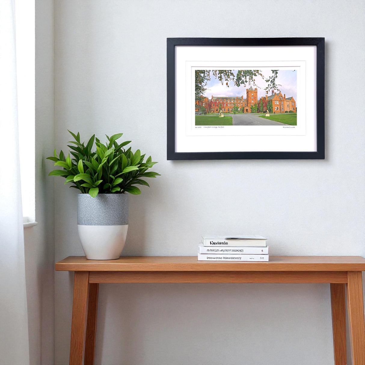 Campbell College, Belfast - Framed - Small print