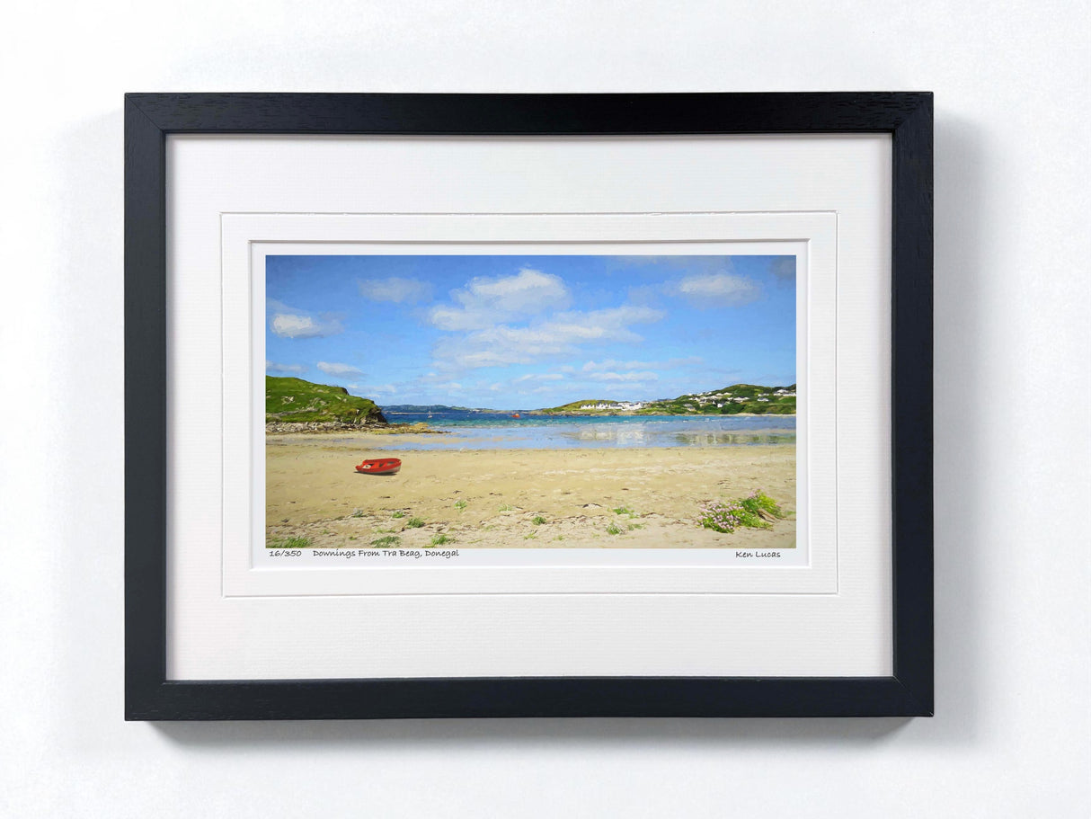 Downings, Across Tra Beag, Donegal - Small - Framed