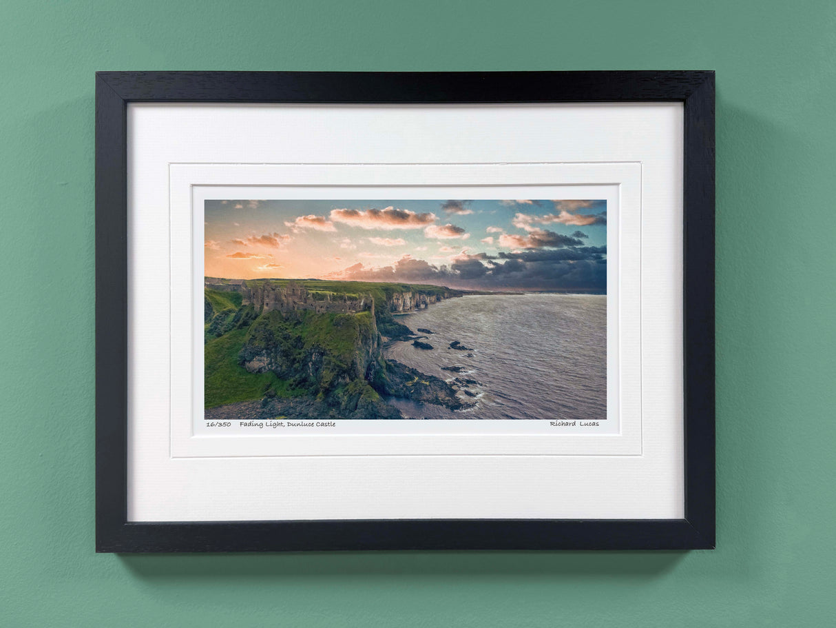 Fading Light, Dunluce Castle - Small - Framed