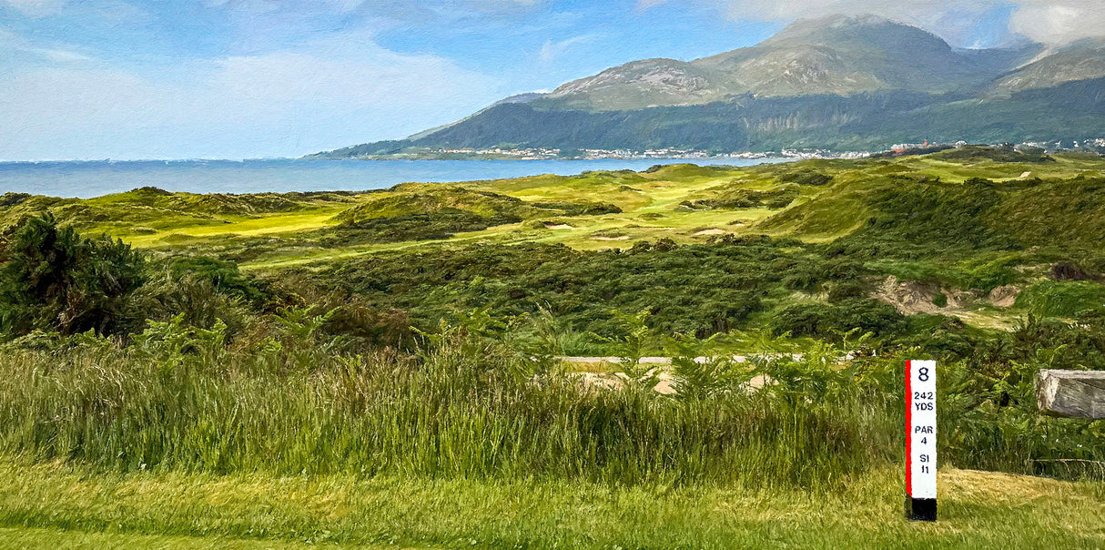 From the 8th Tee, Royal County Down