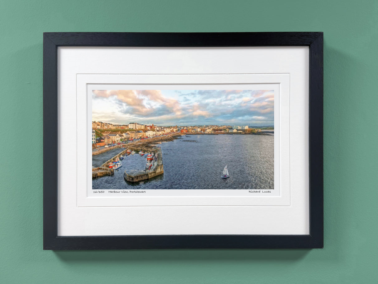 Harbour View, Portstewart - Framed - Small print
