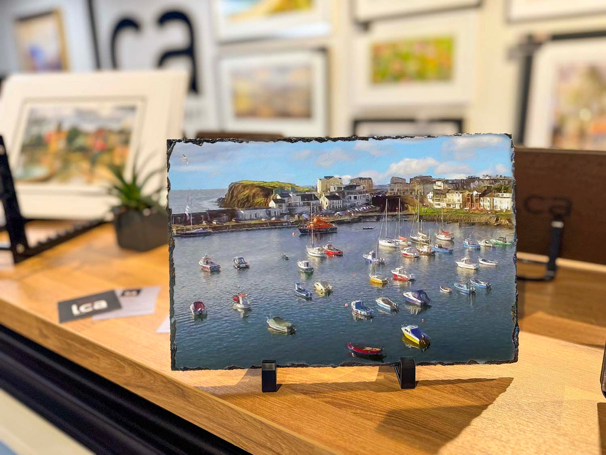 Harbour View, Portrush - Decorative Slate