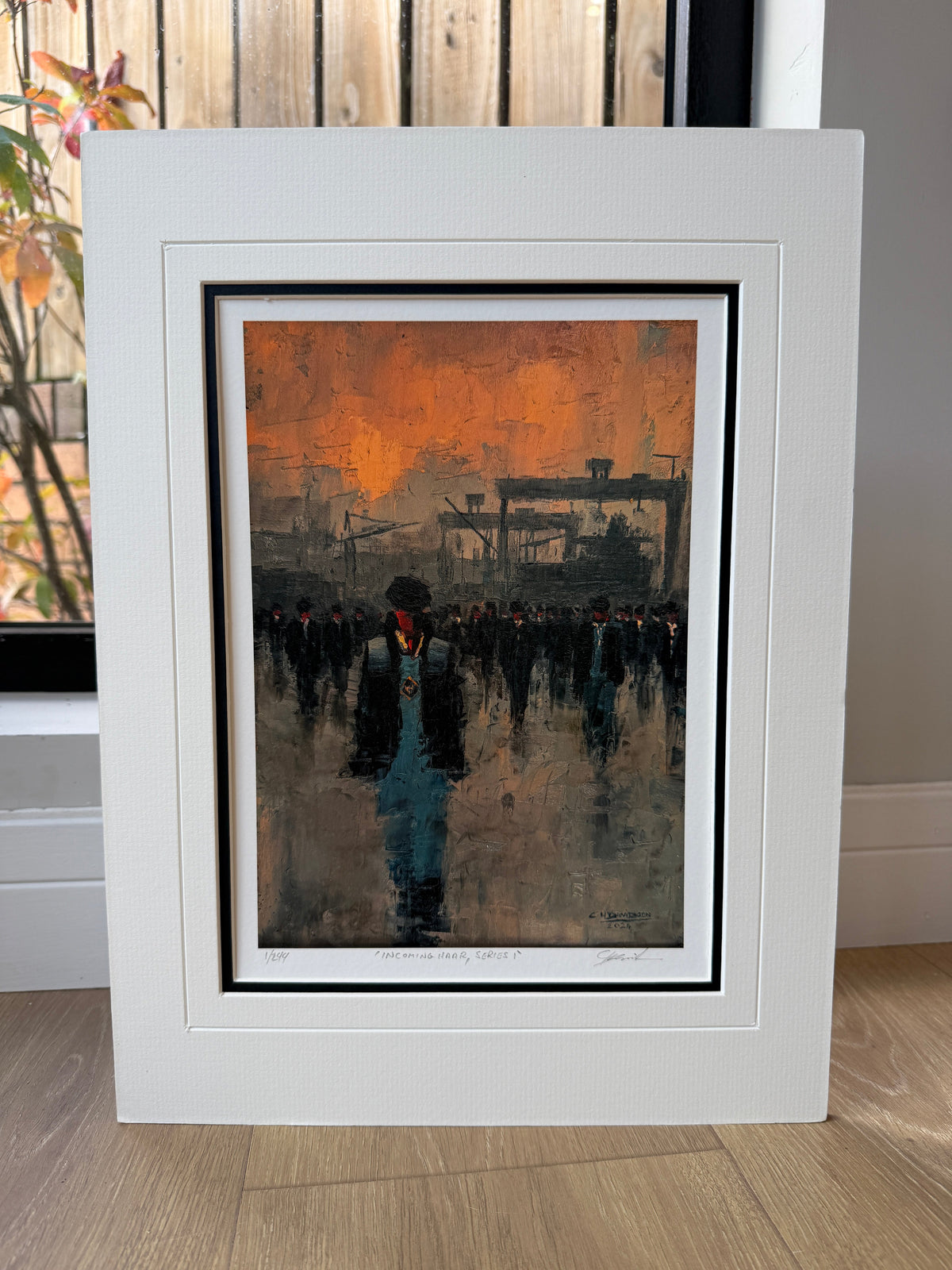 Incoming Haar series no.1 gift size - double mounted signed limited edition print by Colin H. Davidson, 30cm x 40cm mount
