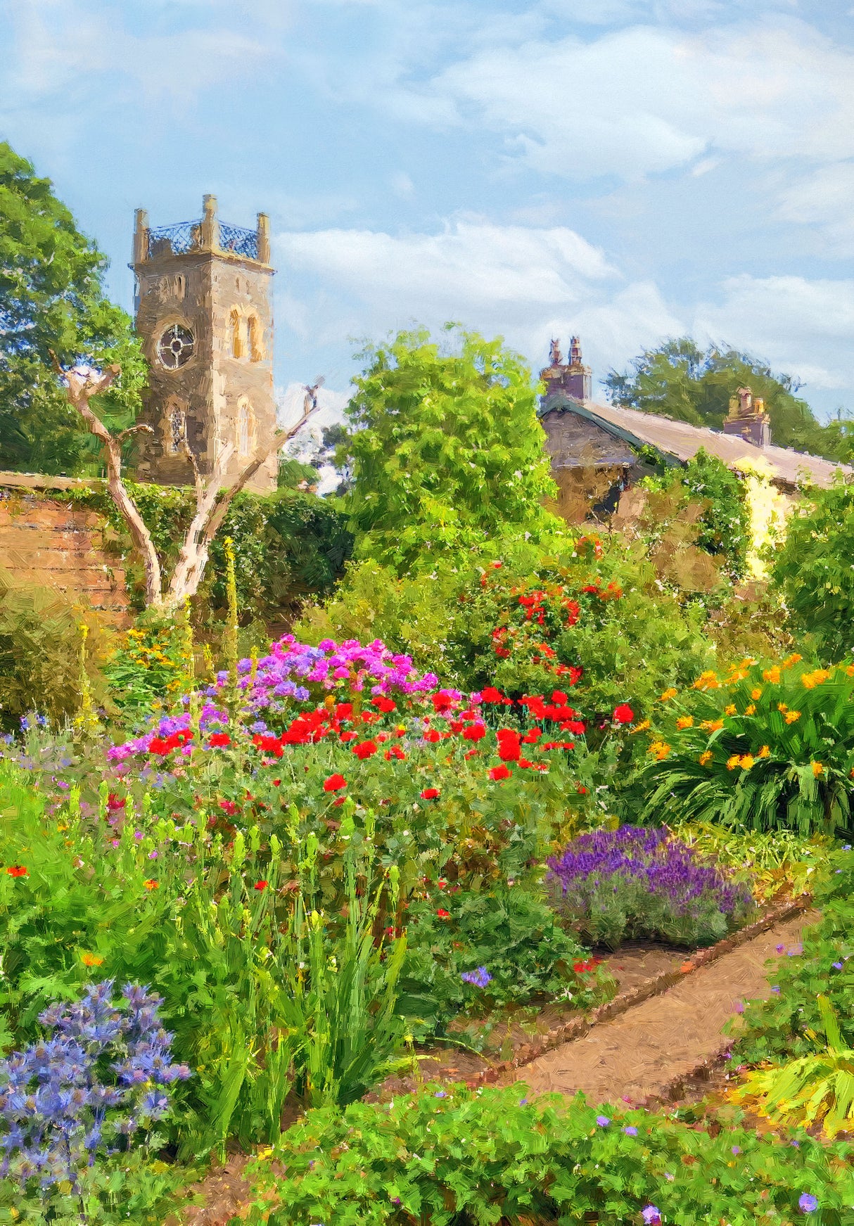 In The Walled Garden, Rowallane