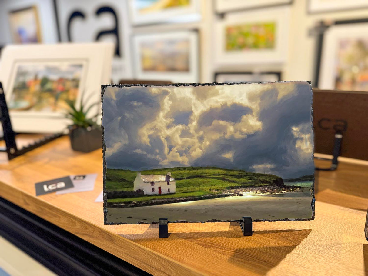 Moonlight on Tea Beag, Rosapenna, Donegal - Decorative Slate