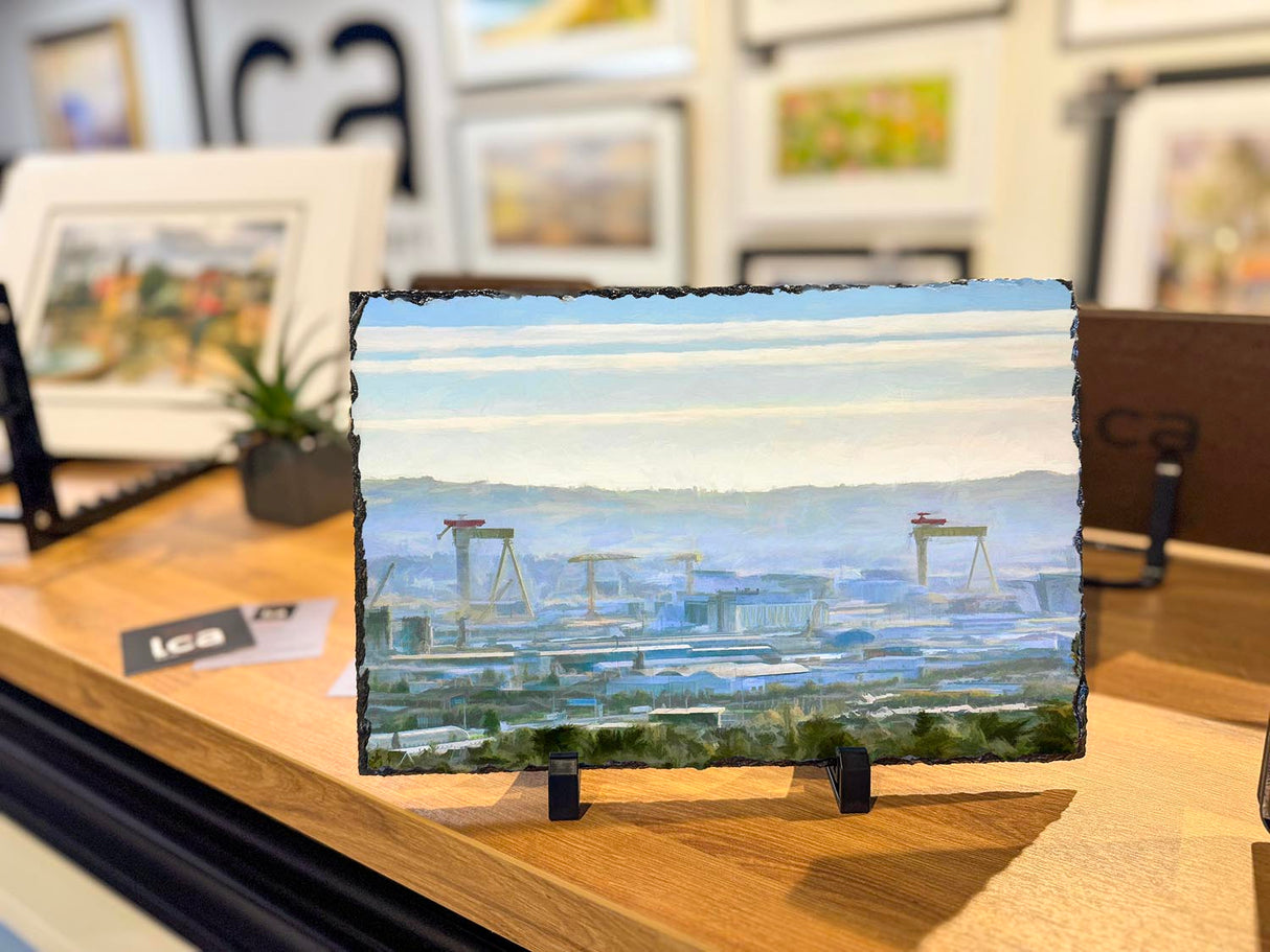 Morning Mist, Belfast - Decorative Rock Slate