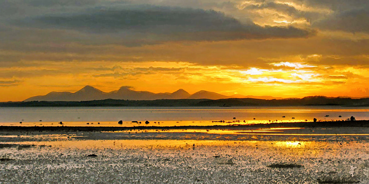Mourne Sunset From Greyabbey