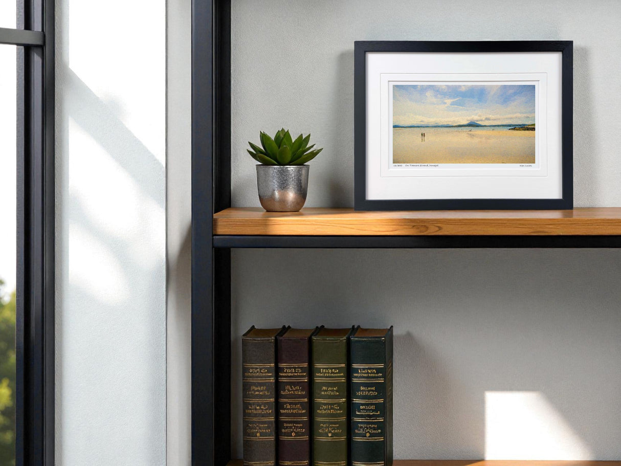 On Tramore Strand, Donegal - Small - Framed