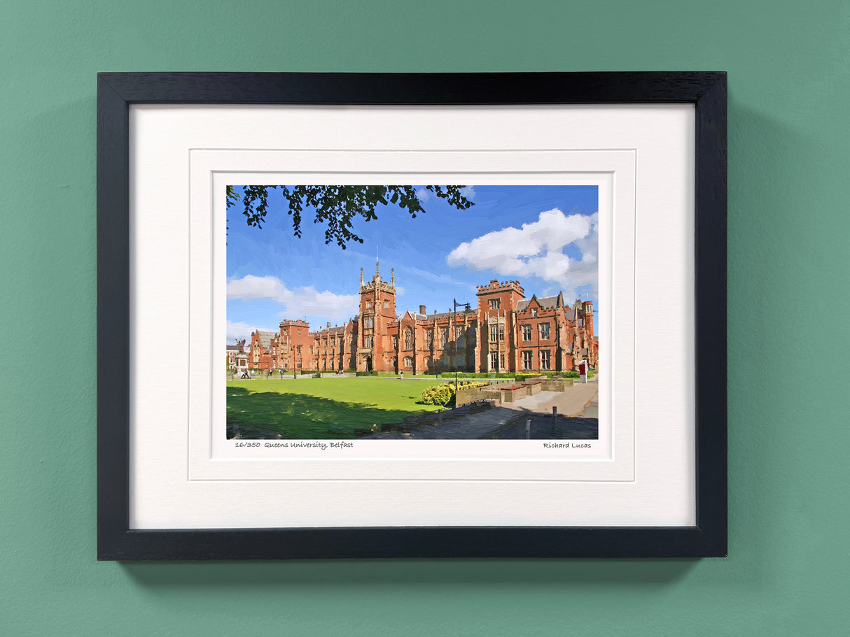 Queens University, Belfast - Framed - Small print