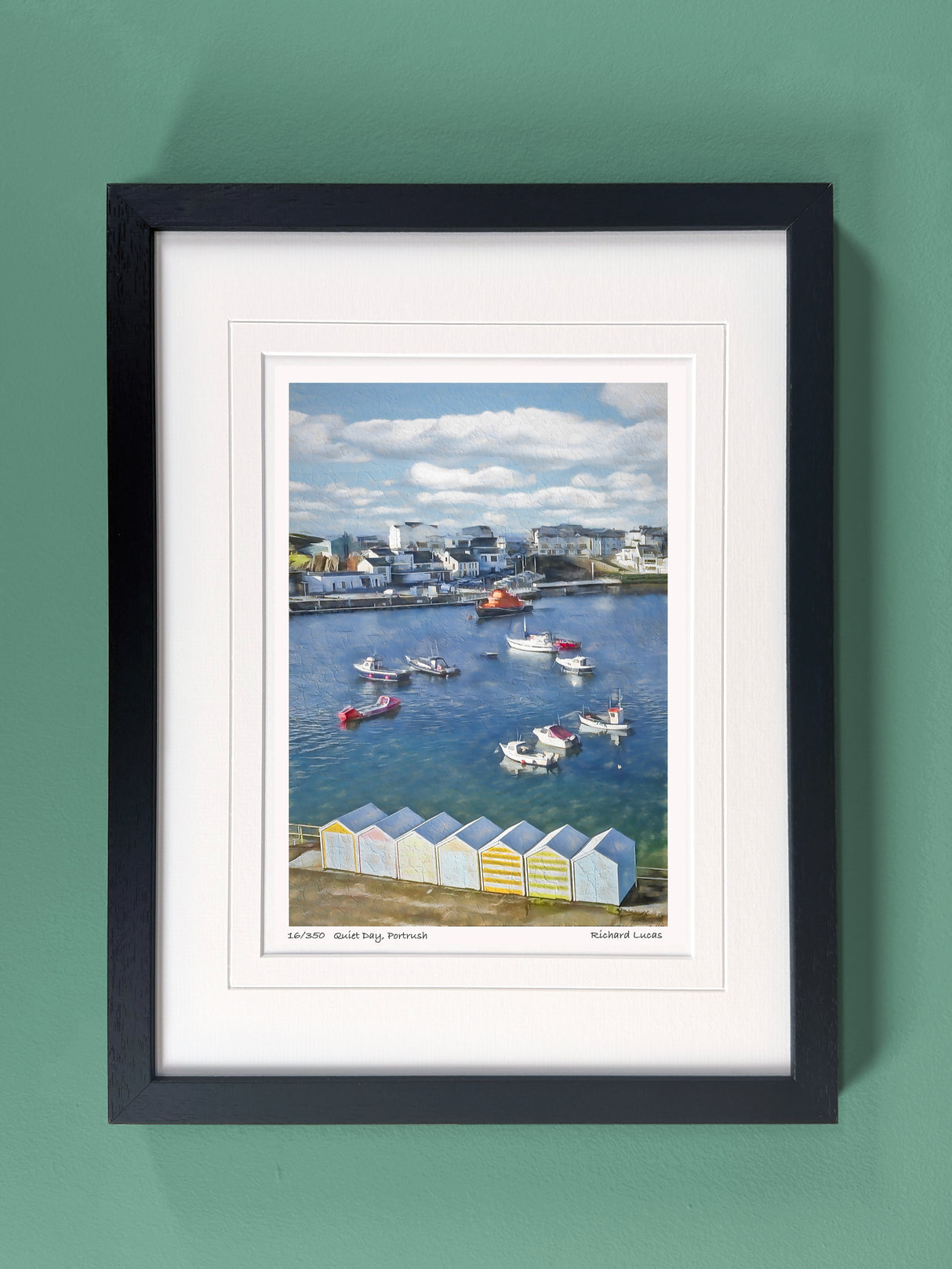 Quiet Day, Portrush - Framed - Small print