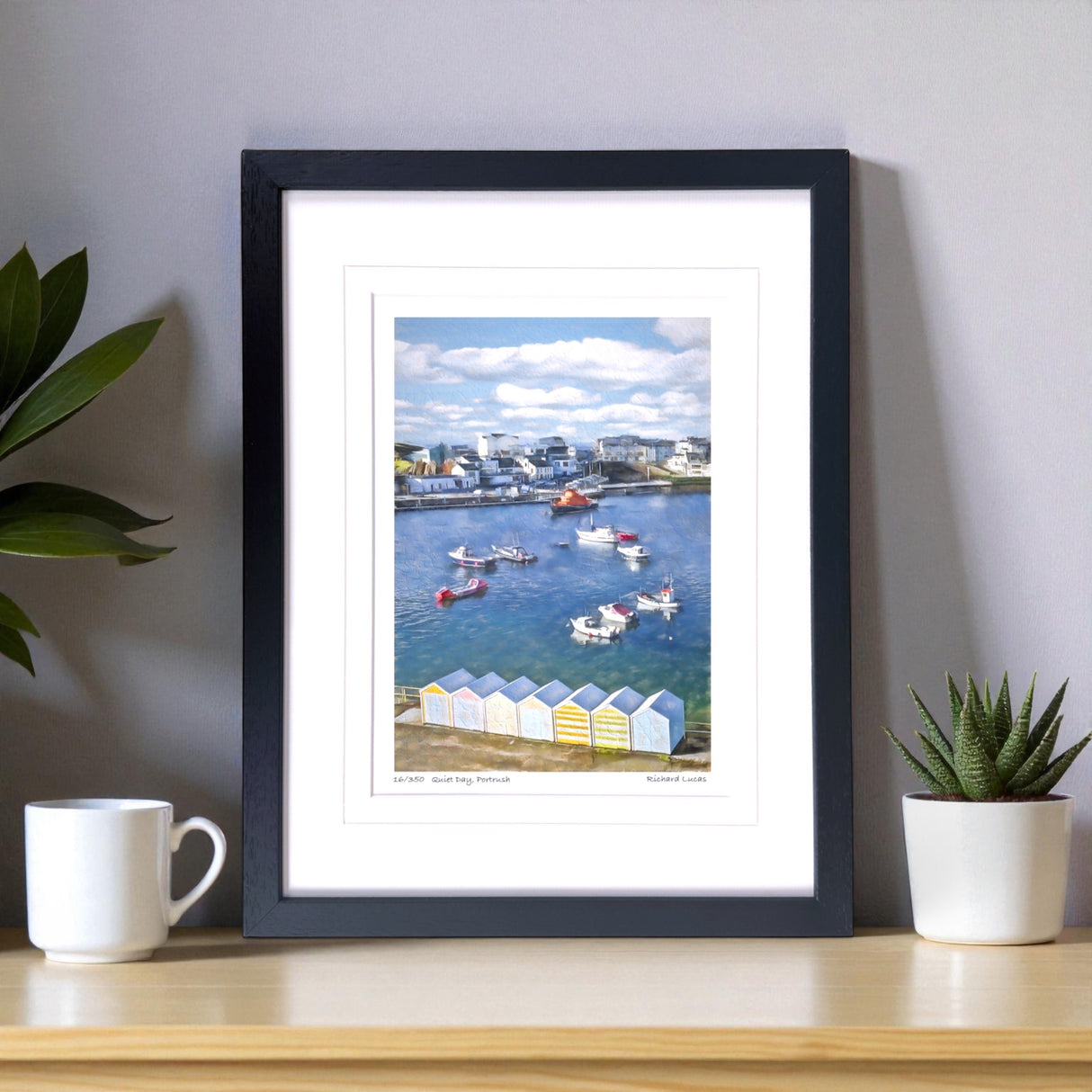 Quiet Day, Portrush - Framed - Small print