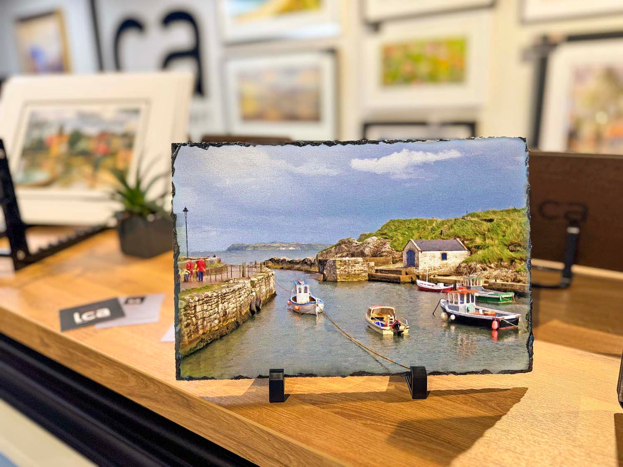 Rathlin from Balintoy - Decorative Slate