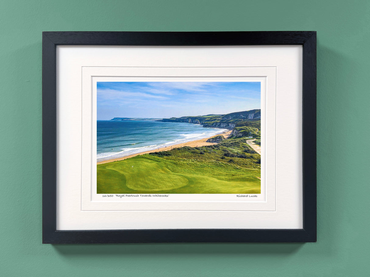 Royal Portrush Towards Whiterocks - Small - Framed