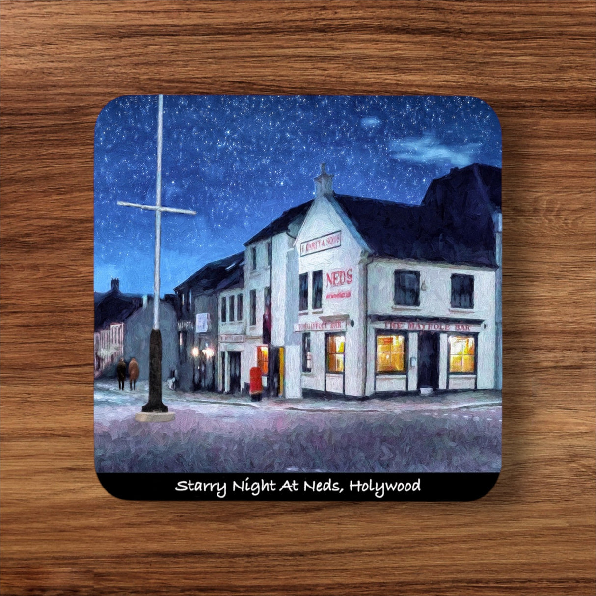Coaster - Starry Night at Nets, Holywood