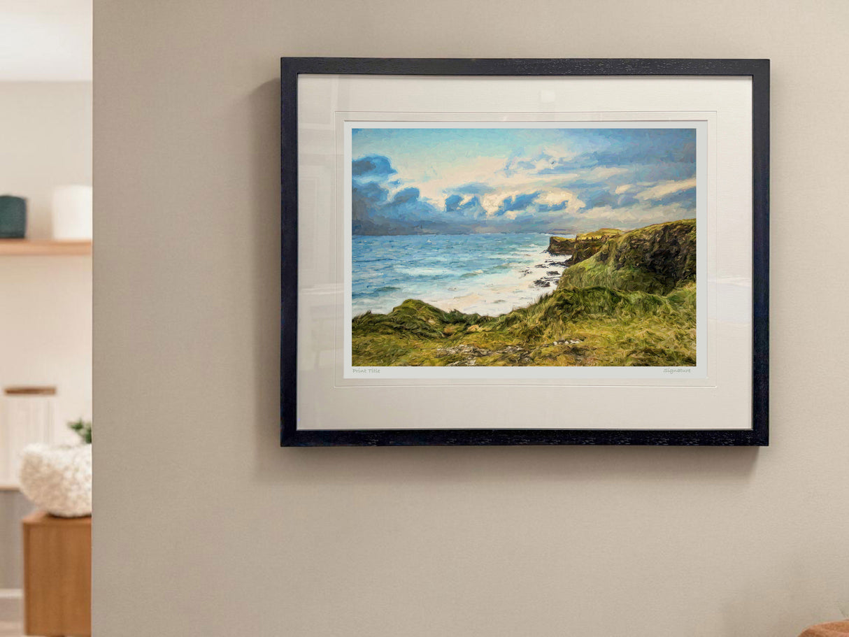 Storm Force near Dunluce Castle