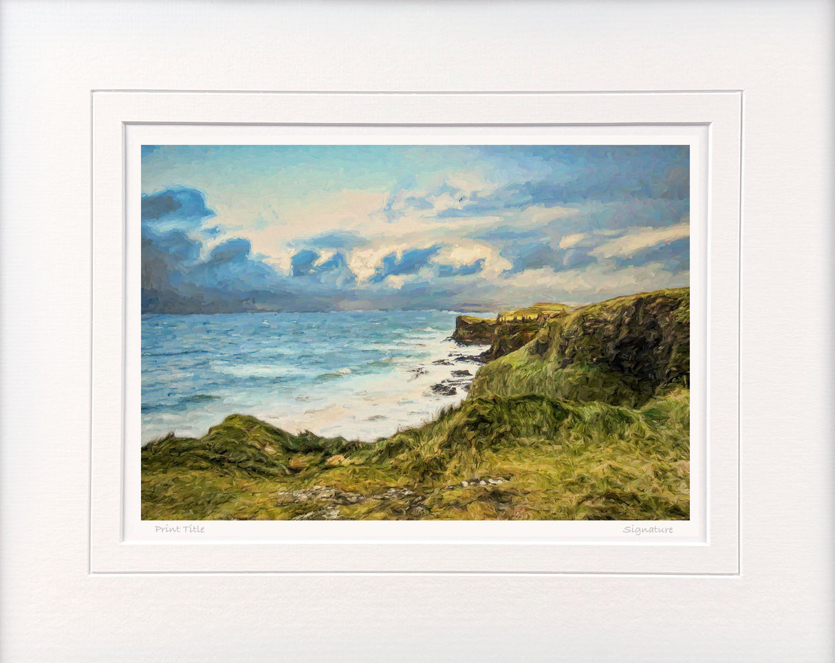 Storm Force near Dunluce Castle