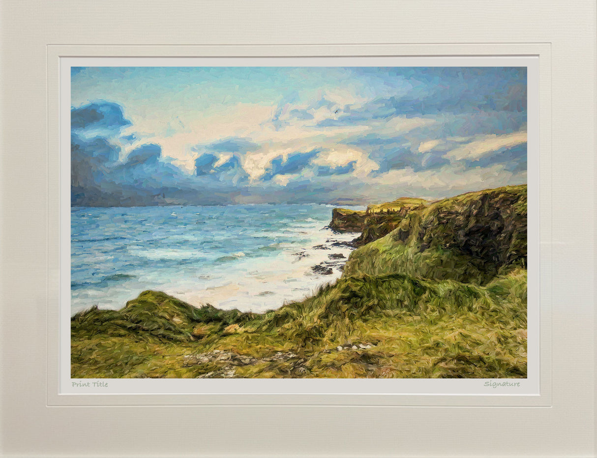 Storm Force near Dunluce Castle