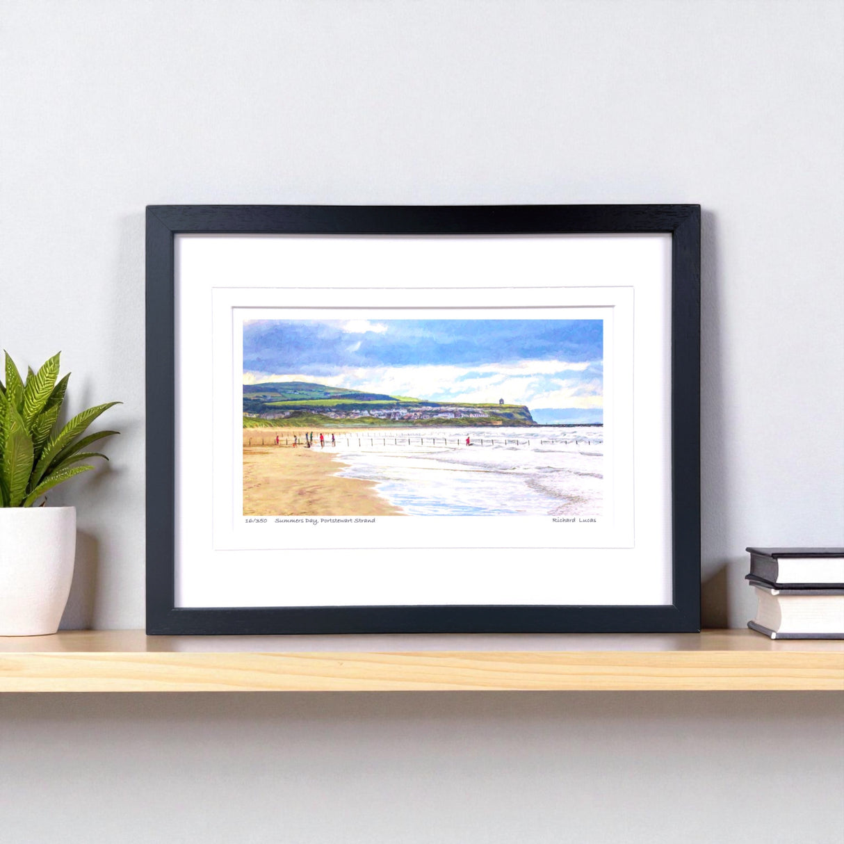 Summers Day, Portstewart Strand - Small - Framed