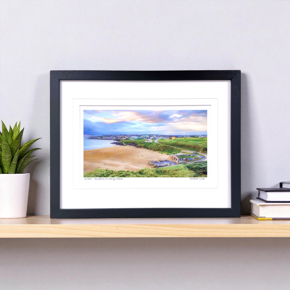 Sundown on Harrys Shack - Small - Framed