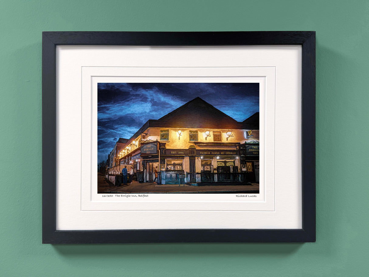 The Errigle Inn - Framed - Small print