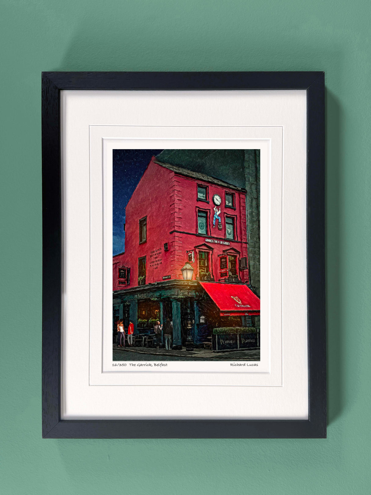 The Garrick, Belfast - Framed - Small print