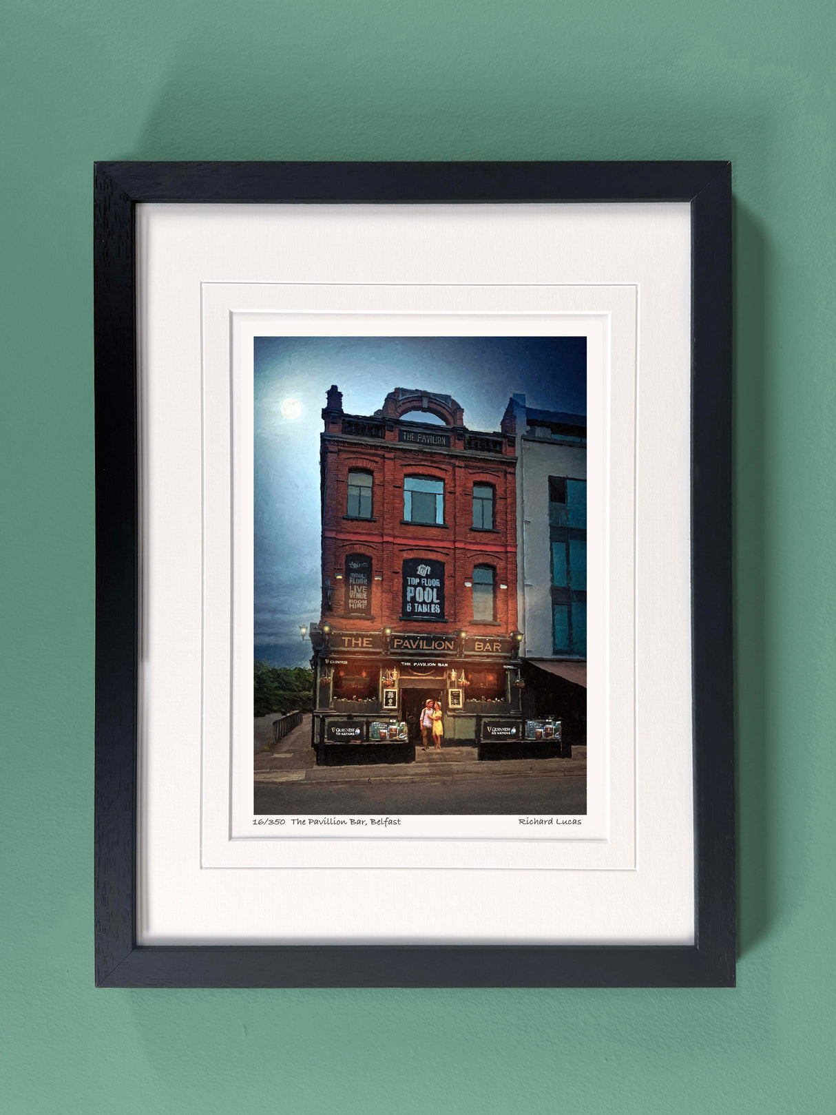 The Pavillion, Belfast - Framed - Small print