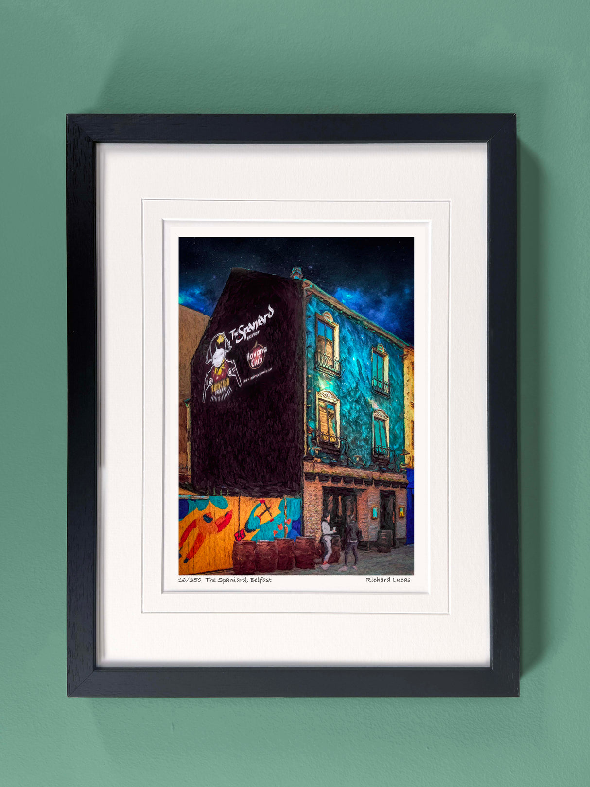 The Spaniard, Belfast - Framed - Small print