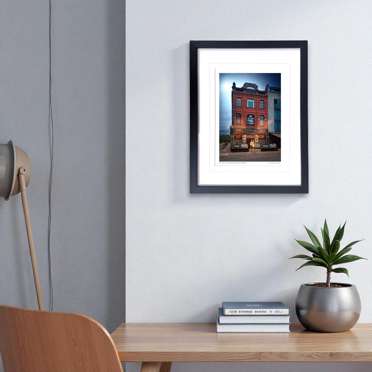 The Pavillion, Belfast - Framed - Small print