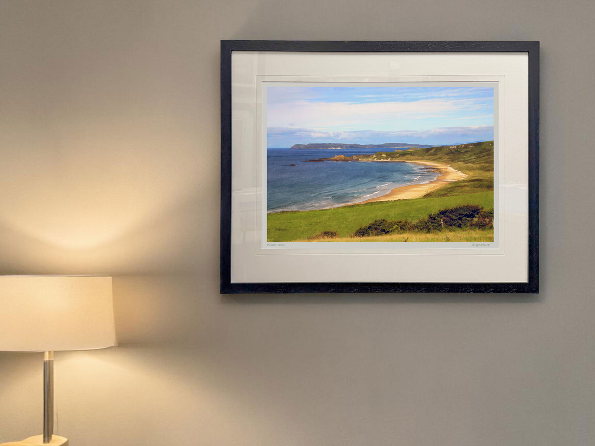Whitepark Bay towards Rathlin
