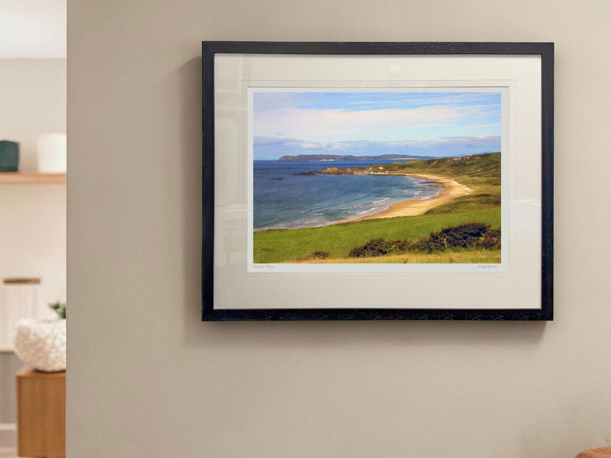 Whitepark Bay towards Rathlin