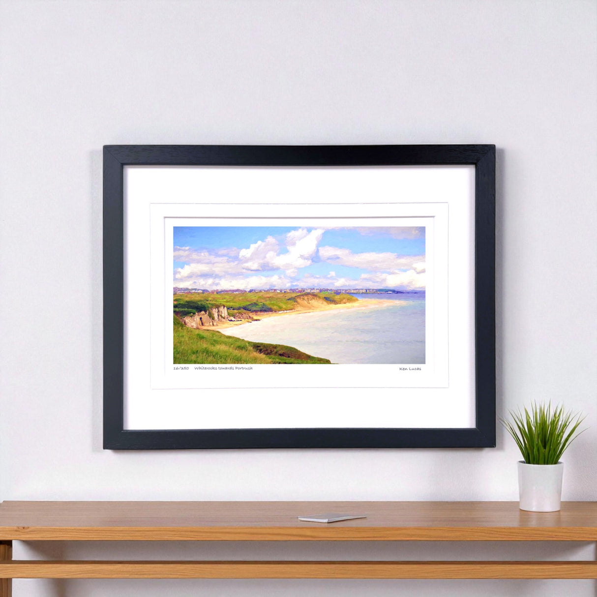Whiterocks Towards Portrush - Small - Framed
