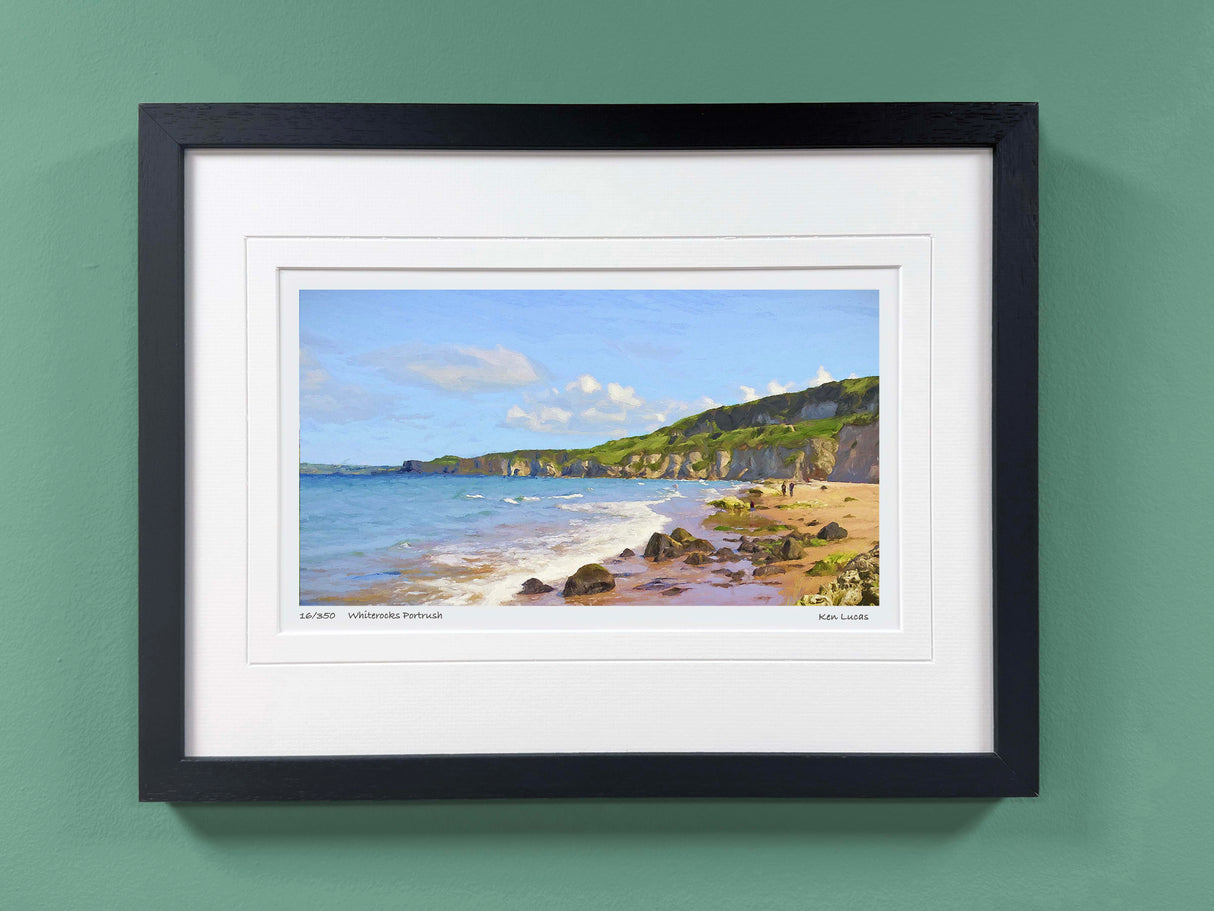 Whiterocks, Portrush - Small - Framed