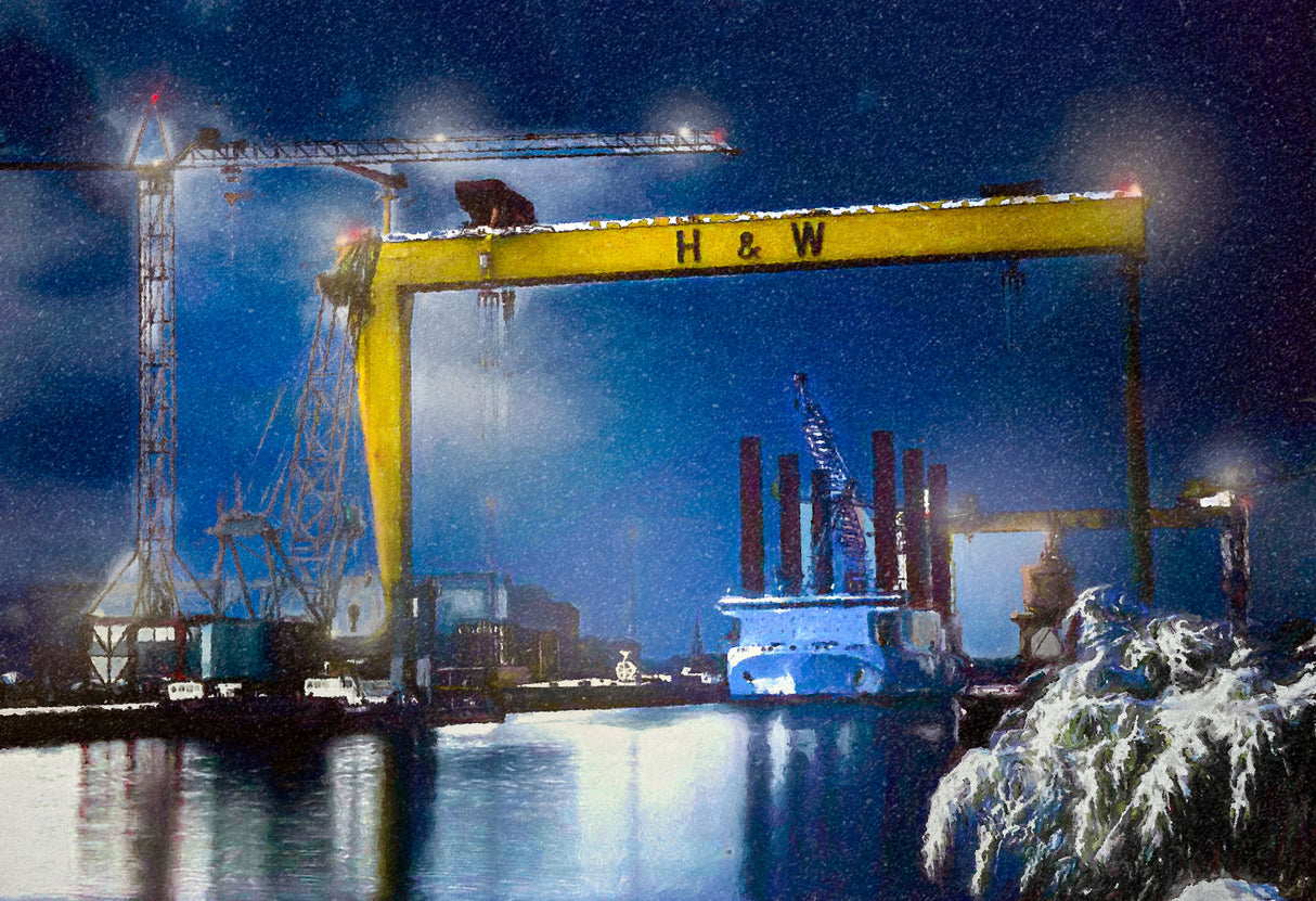 Winters night at the Yard