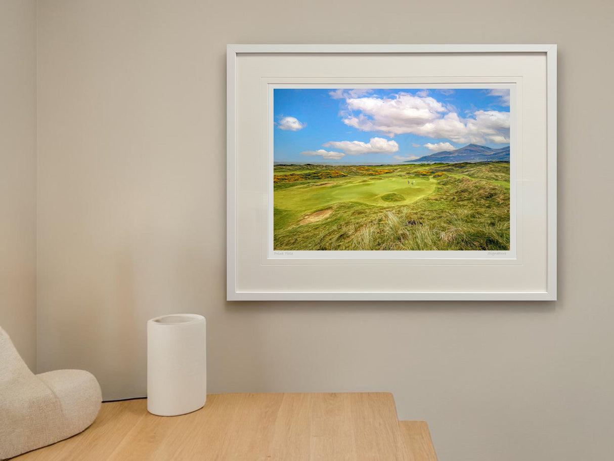 A Round To Remember, Royal County Down - signed limited edition print by Lucas Creative Art
