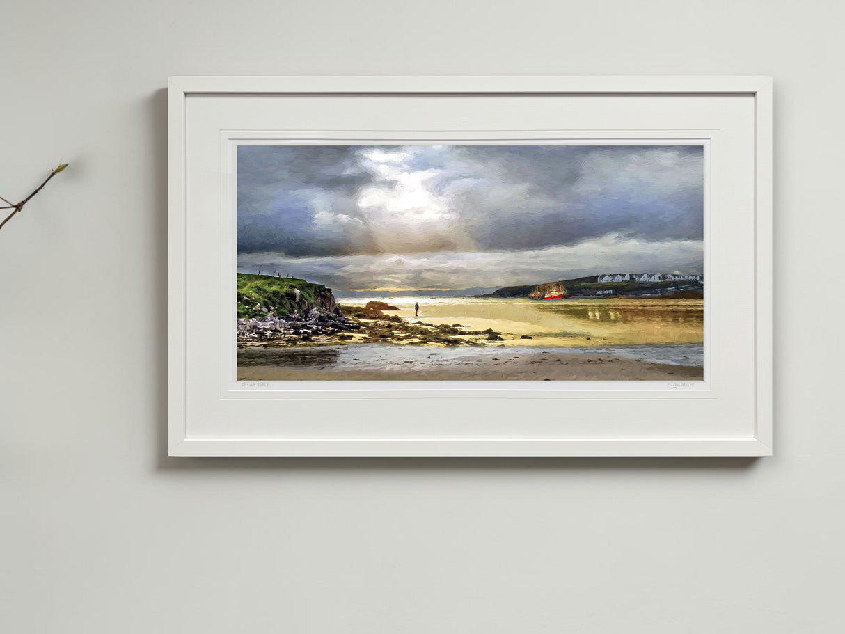After The Rain, Rosapenna - signed limited edition print by Lucas Creative Art