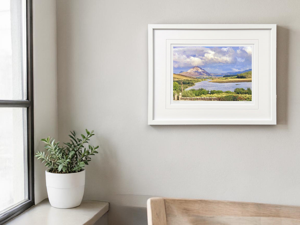 By An Chuirt, Gweedore - signed limited edition print by Lucas Creative Art