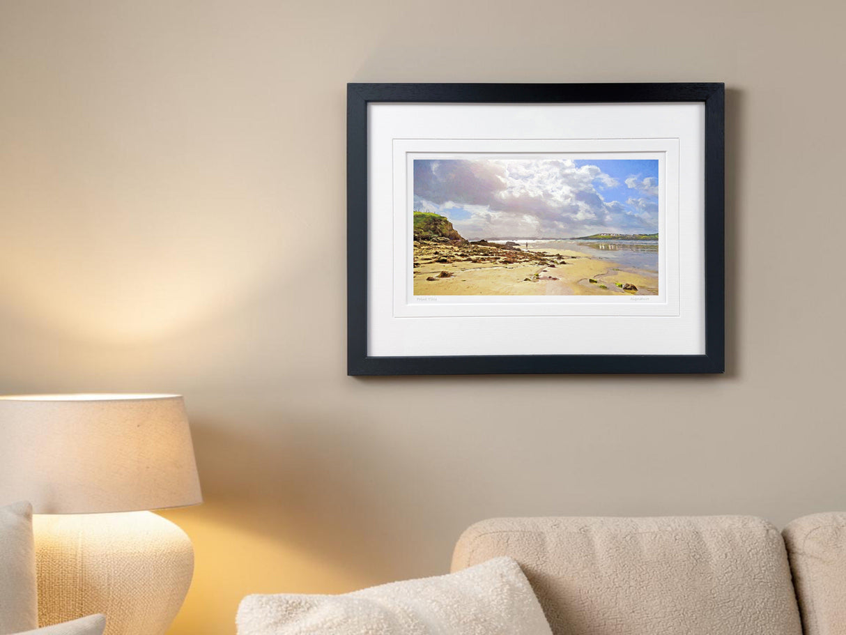 Downings Across Tra Beag - signed limited edition print by Lucas Creative Art