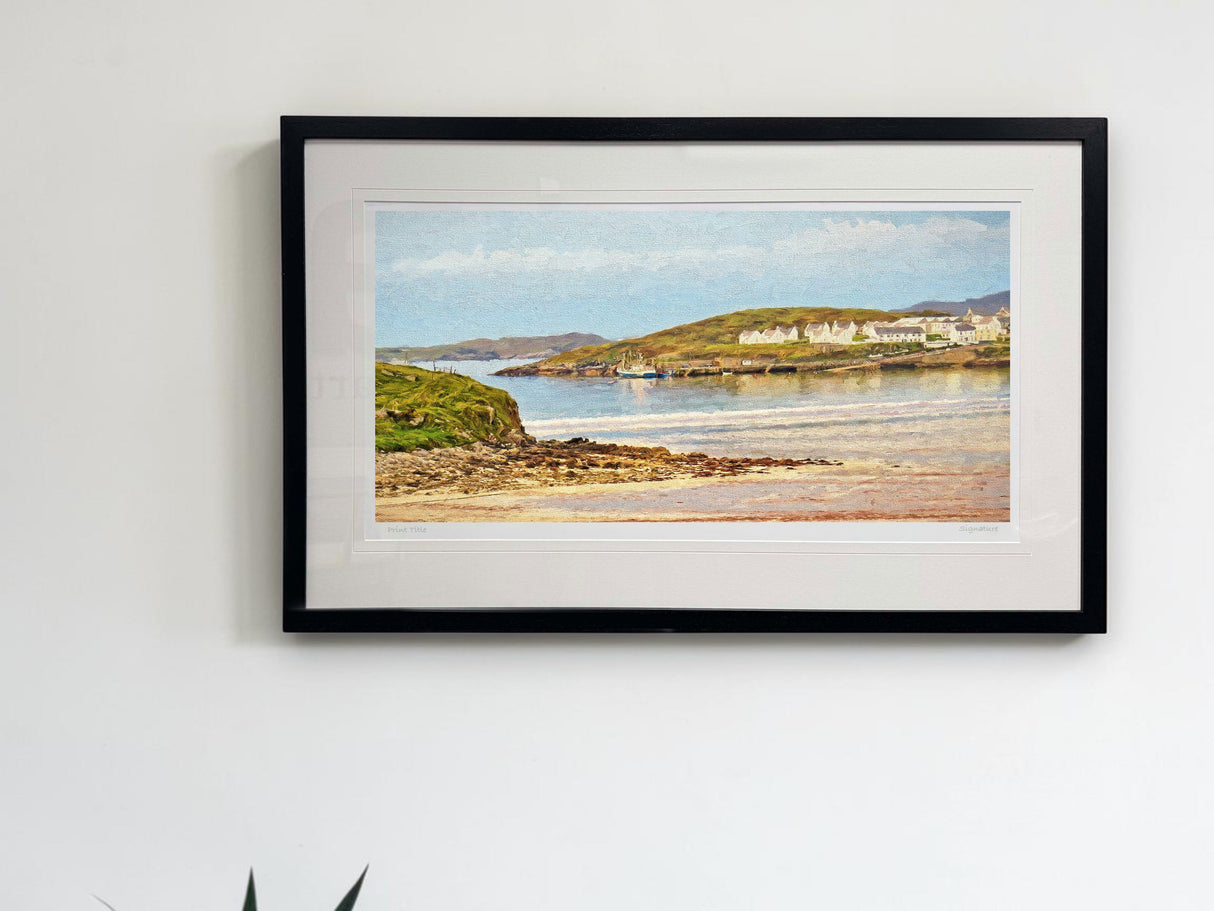 Downings, Rosapenna - signed limited edition print by Lucas Creative Art