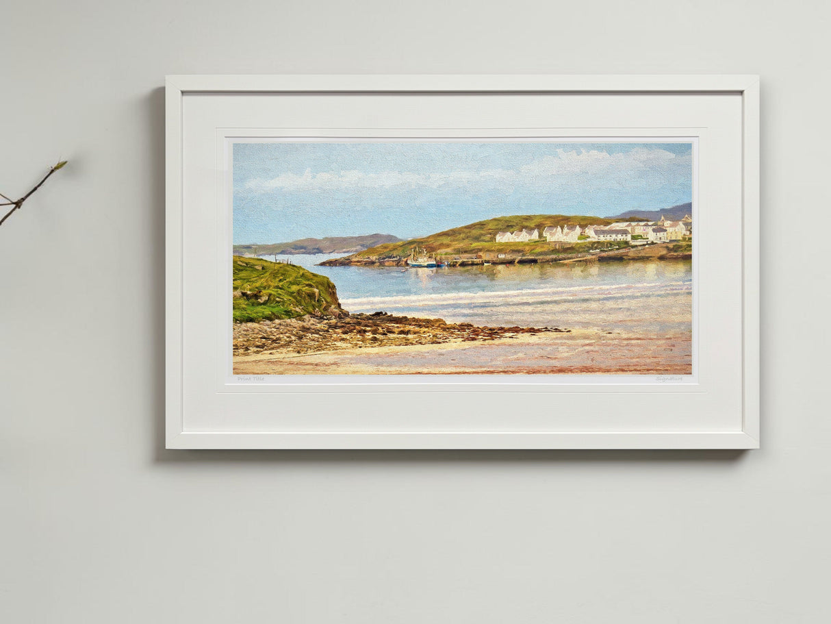 Downings, Rosapenna - signed limited edition print by Lucas Creative Art