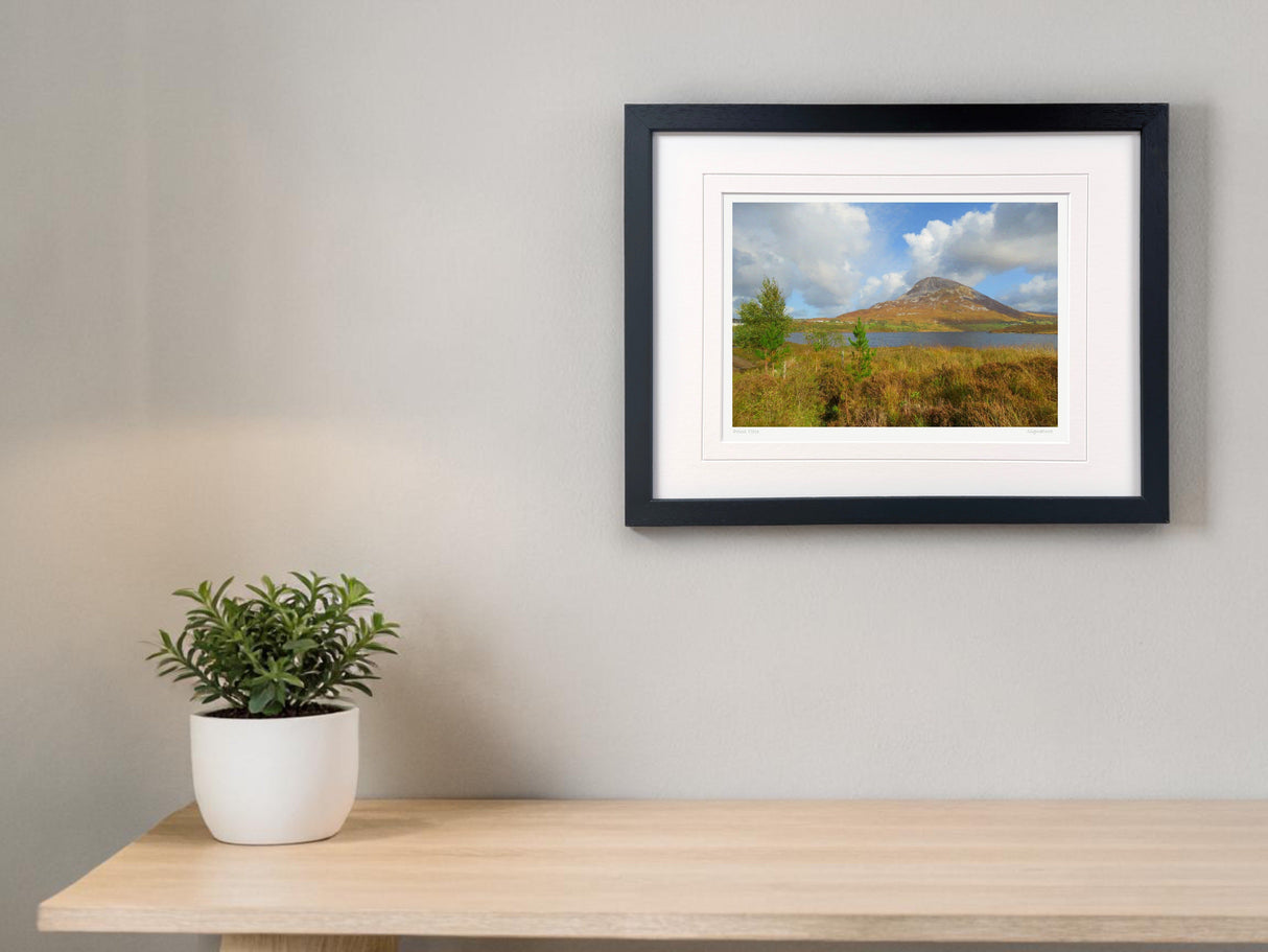 Errigal, Across The Water - signed limited edition print by Lucas Creative Art