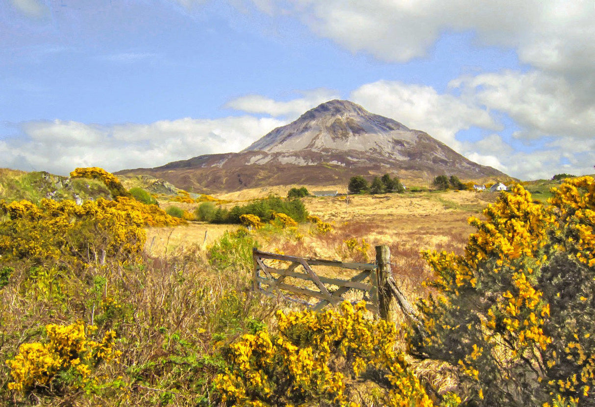 Errigal From Dunlewey - signed limited edition print by Lucas Creative Art