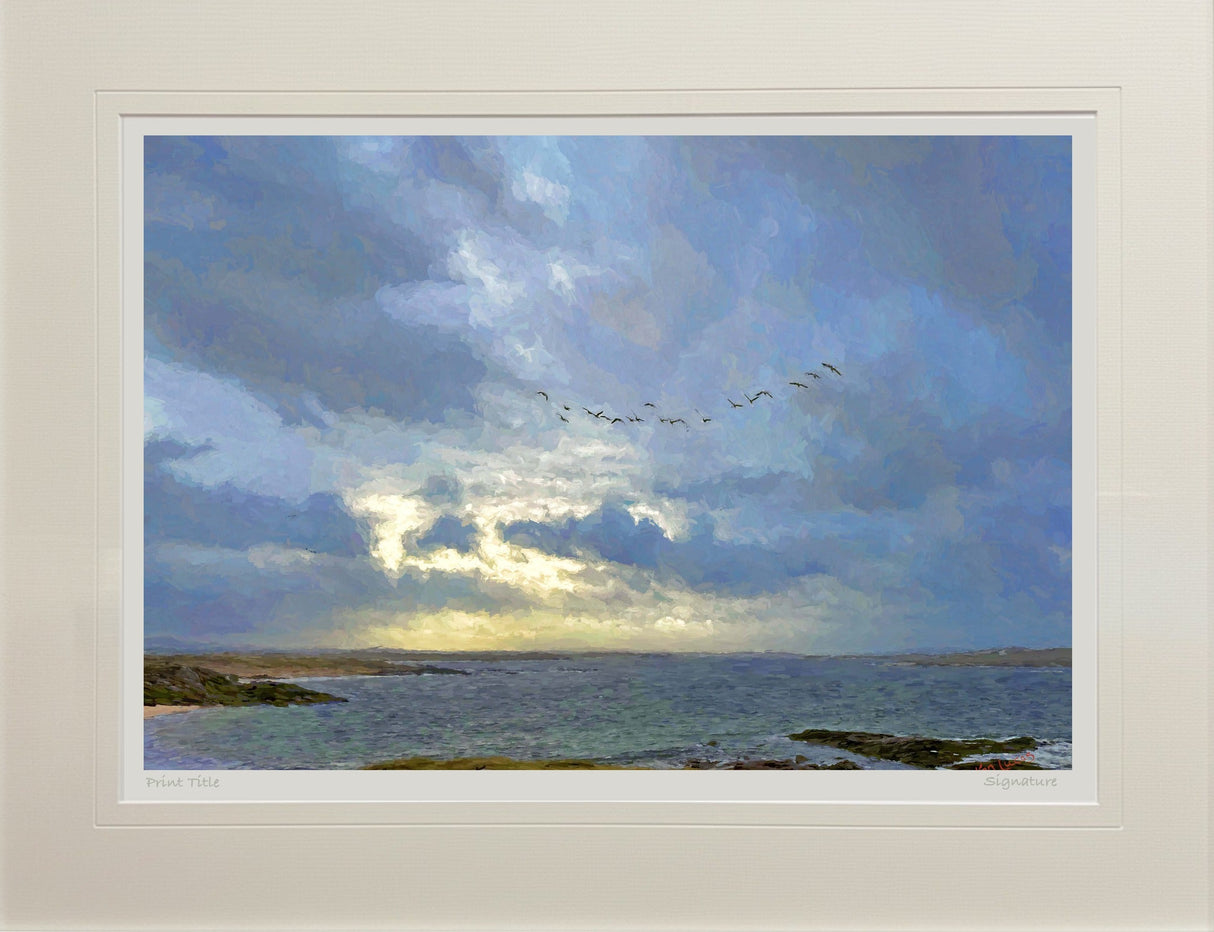 Heading Home, Port Arthur, Gweedore - signed limited edition print by Lucas Creative Art