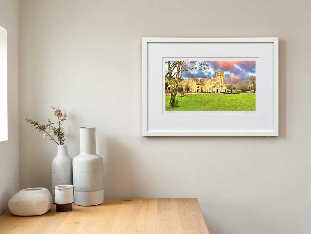 Lough Eske Castle - signed limited edition print by Lucas Creative Art