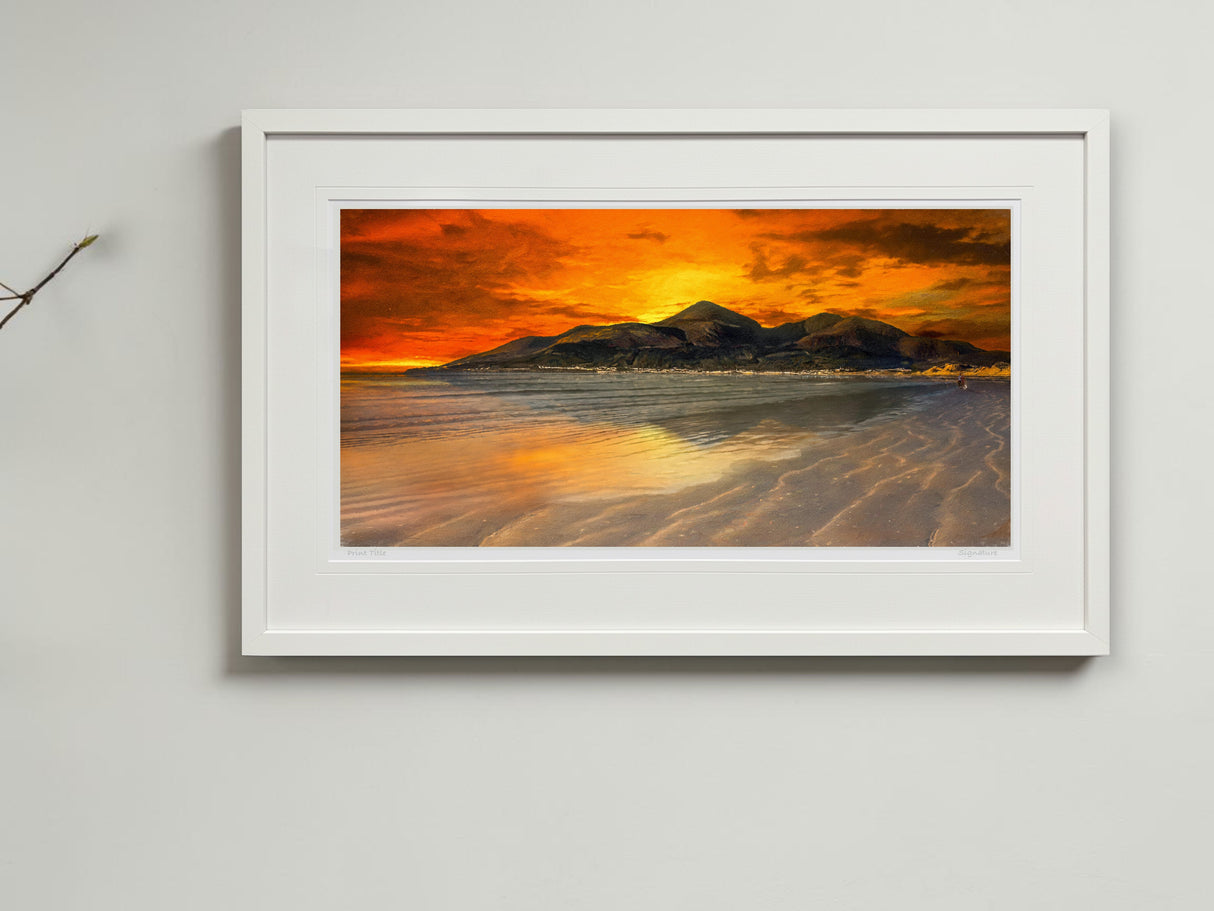 Mourne Sunset From Murlough Beach