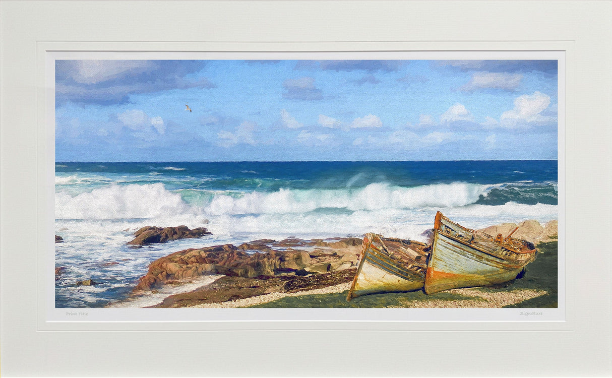 No More, Fanad Head - signed limited edition print by Lucas Creative Art