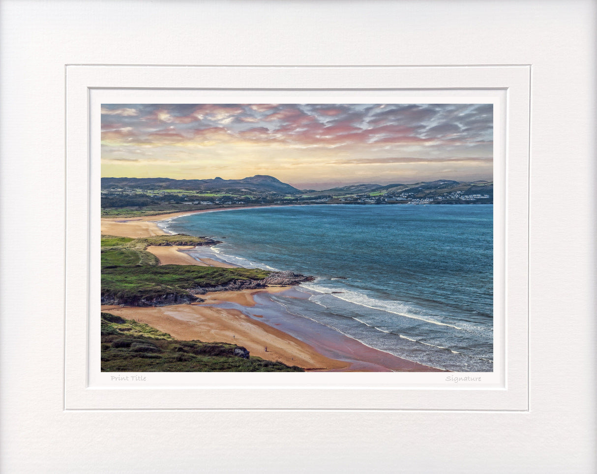 Sunset Portsalon - signed limited edition print by Lucas Creative Art