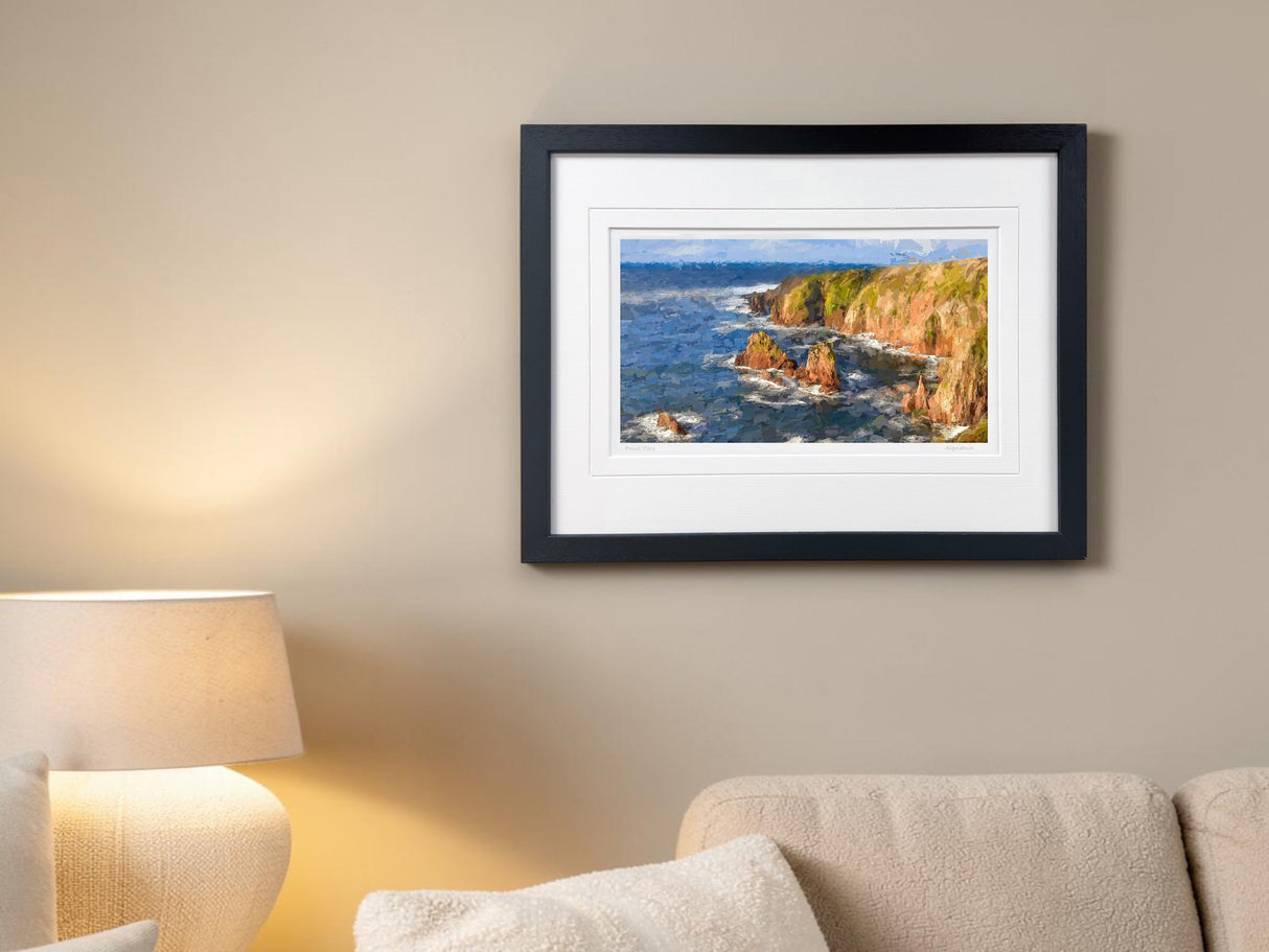 The Wild Atlantic, Altawinny Bay, Donegal - signed limited edition print by Lucas Creative Art