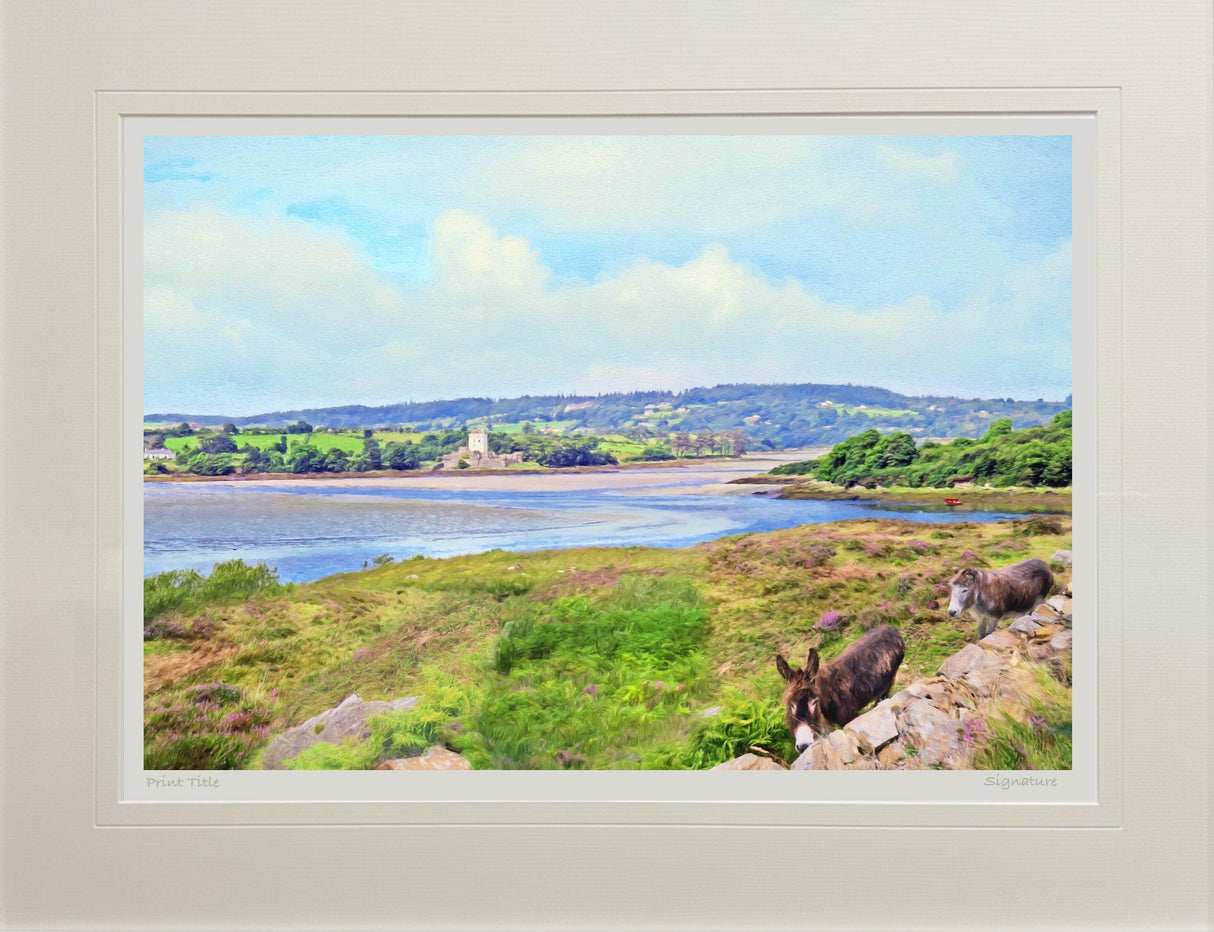 Towards Doe Castle, Donegal - signed limited edition print by Lucas Creative Art